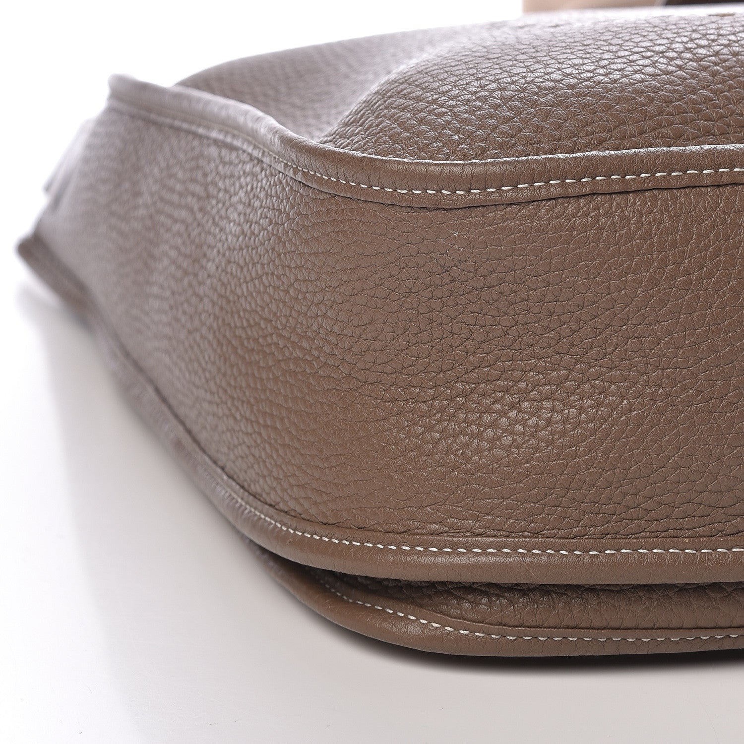 Hermes Taurillon Clemence Evelyne III GM Etoupe 9 of 12