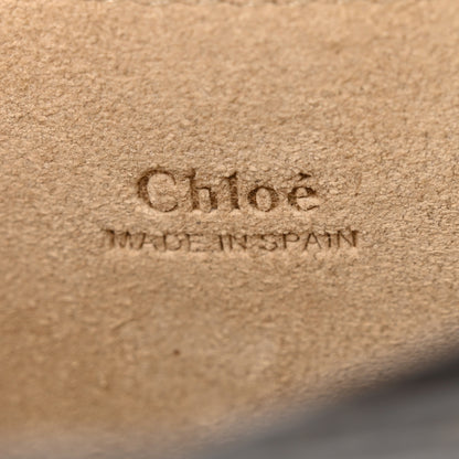 Chloe Suede Calfskin Small Faye Shoulder Bag Motty Grey 7 of 11