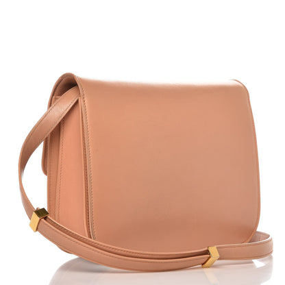 Celine Box Calfskin Medium Classic Box Flap Bag Nude 3 of 13