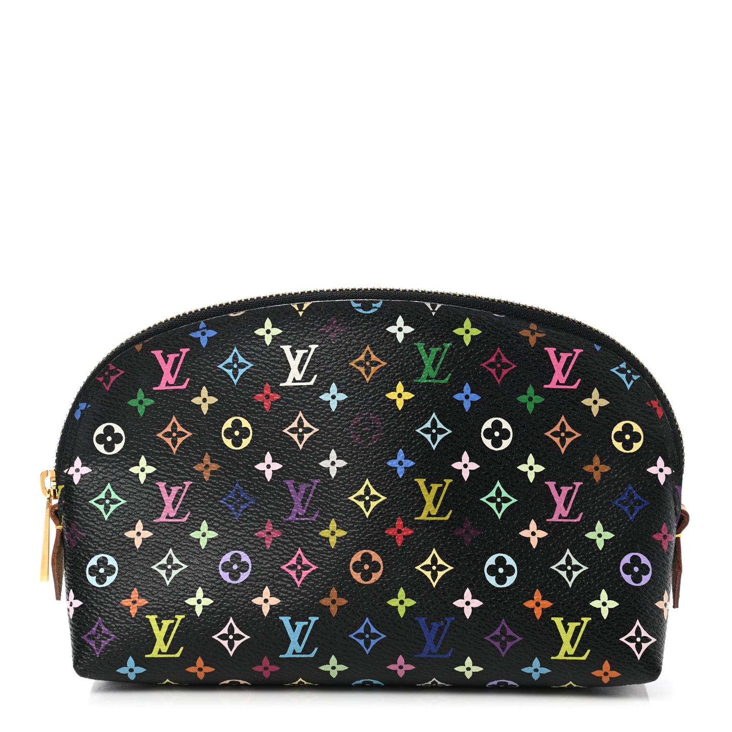 Monogram Multicolor Cosmetic Pouch Black Grenade