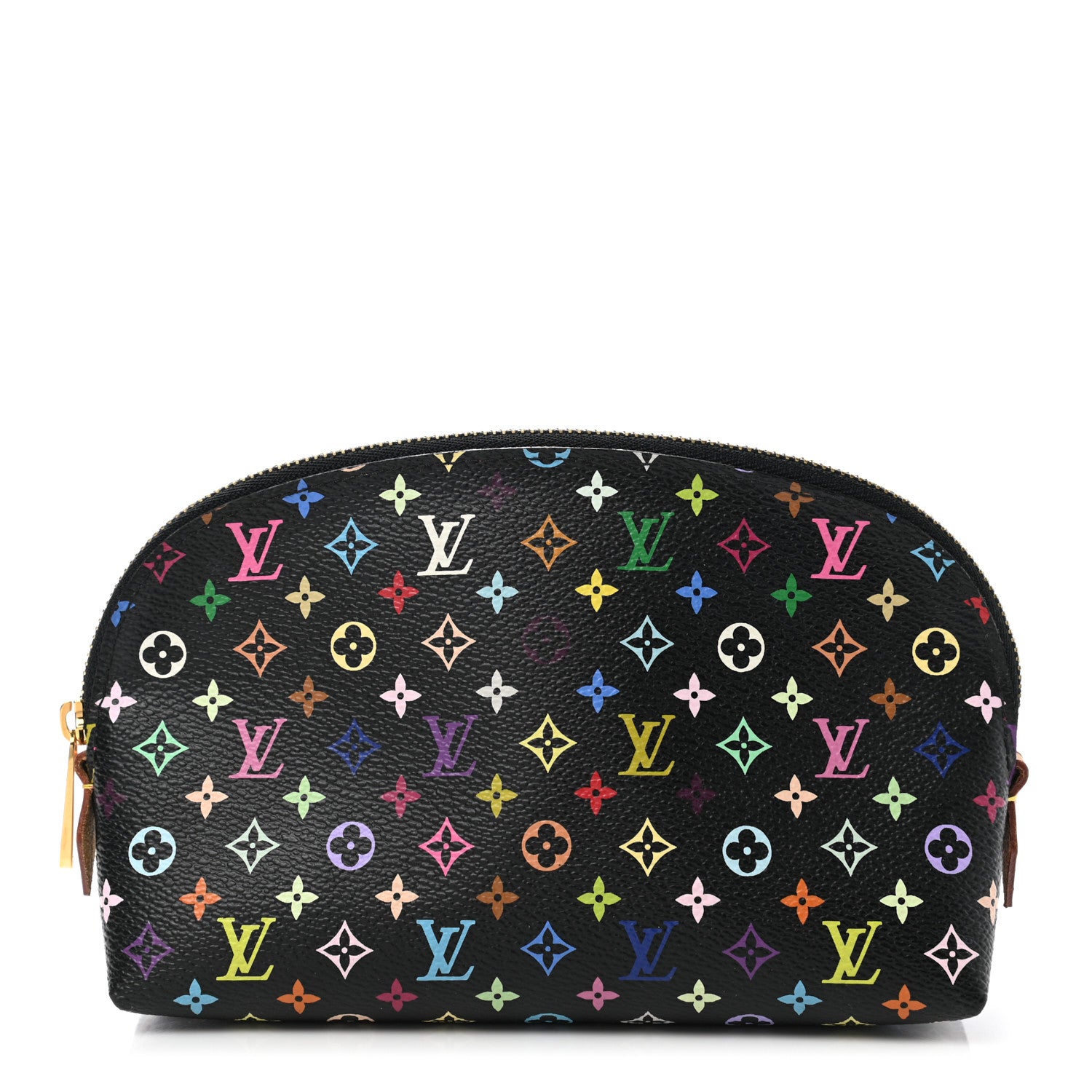 Louis Vuitton Monogram Multicolor Cosmetic Pouch Black Grenade 1 of 7