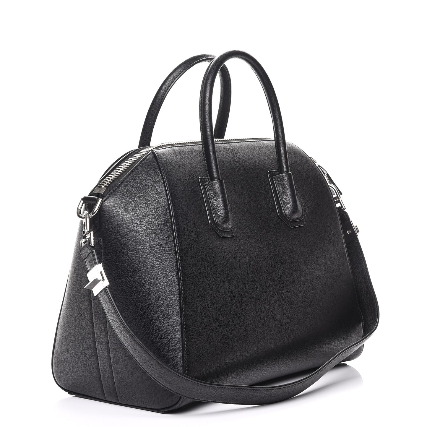 Sugar Goatskin Medium Antigona Black