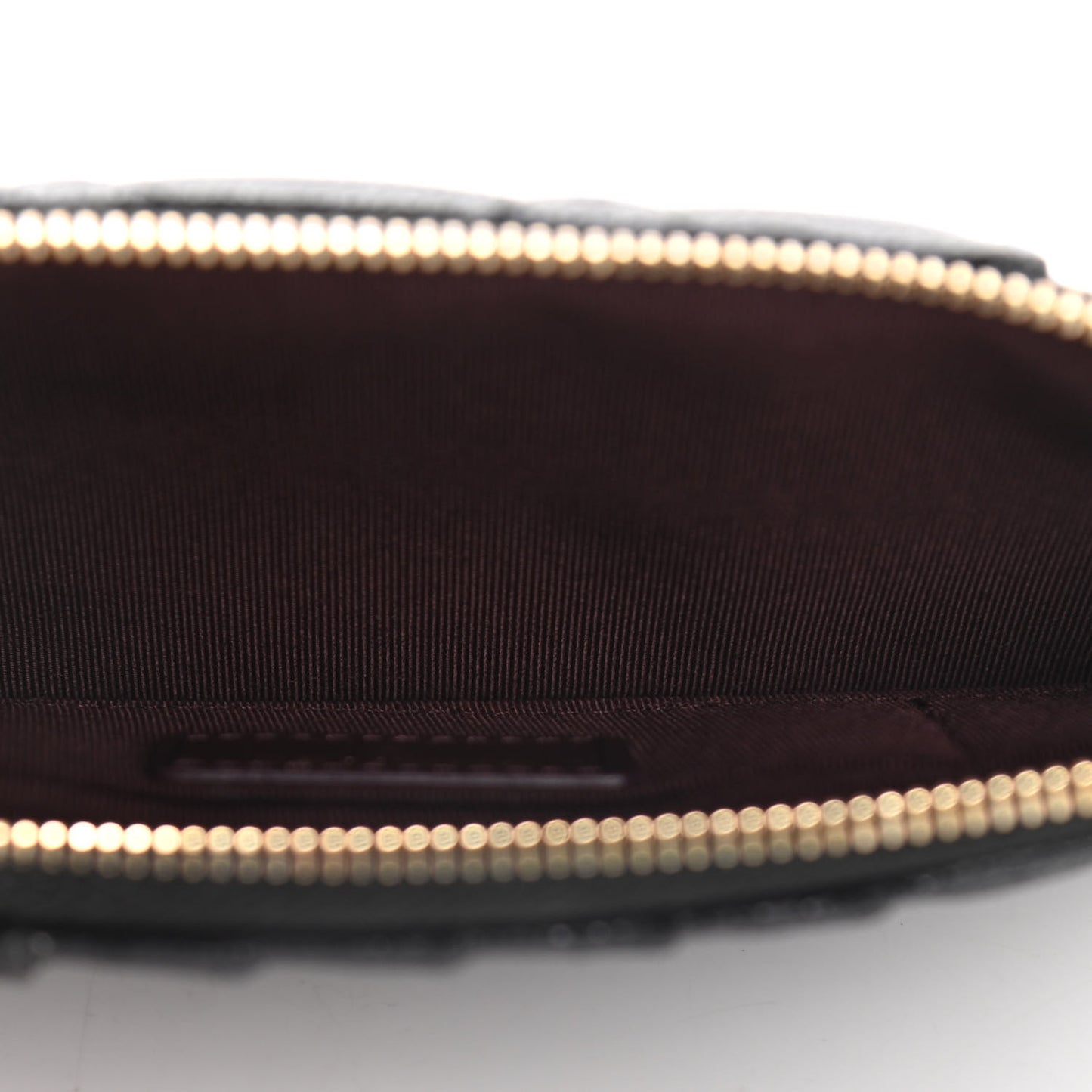 Caviar Quilted Classic iPhone Pouch Black