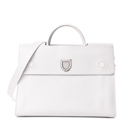 Christian Dior Bullcalf Large Diorever Flap White 1 of 9