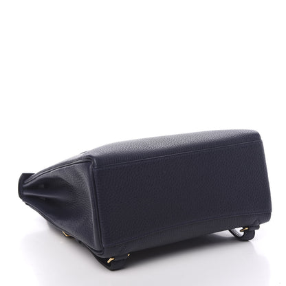 Hermes Taurillon Clemence Kelly Ado Backpack Bleu Nuit 3 of 10