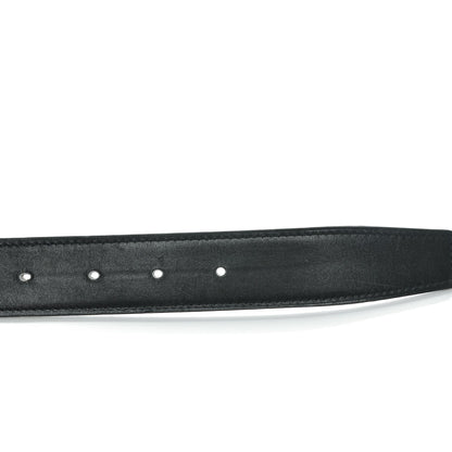 Hermes Box Togo 32mm Idem H Belt 100 Black Chocolate 3 of 8