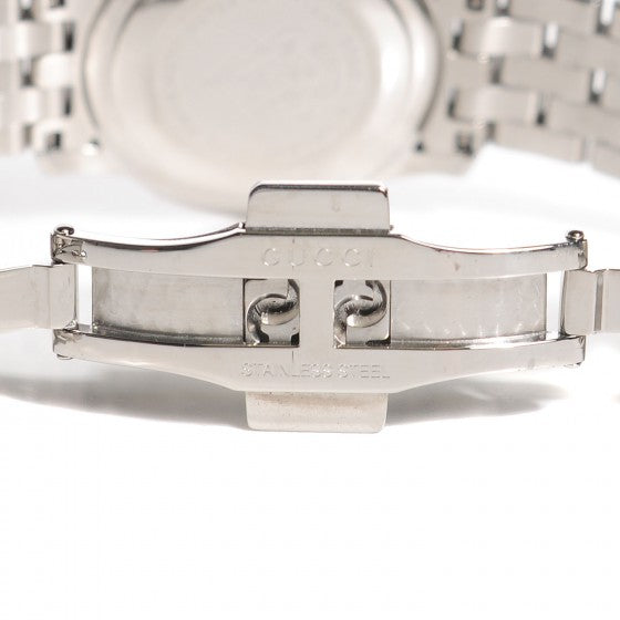 Stainless Steel Diamond 27mm 5500L Quartz Watch Black