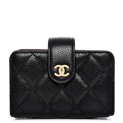 Chanel Caviar Quilted Gusseted Card Holder Black 1 of 7