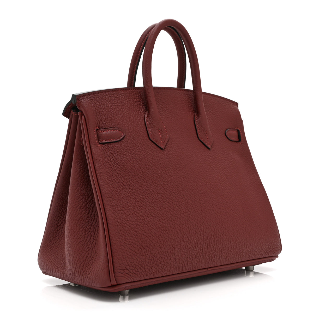 Hermes Togo Birkin 25 Rouge H 3 of 11
