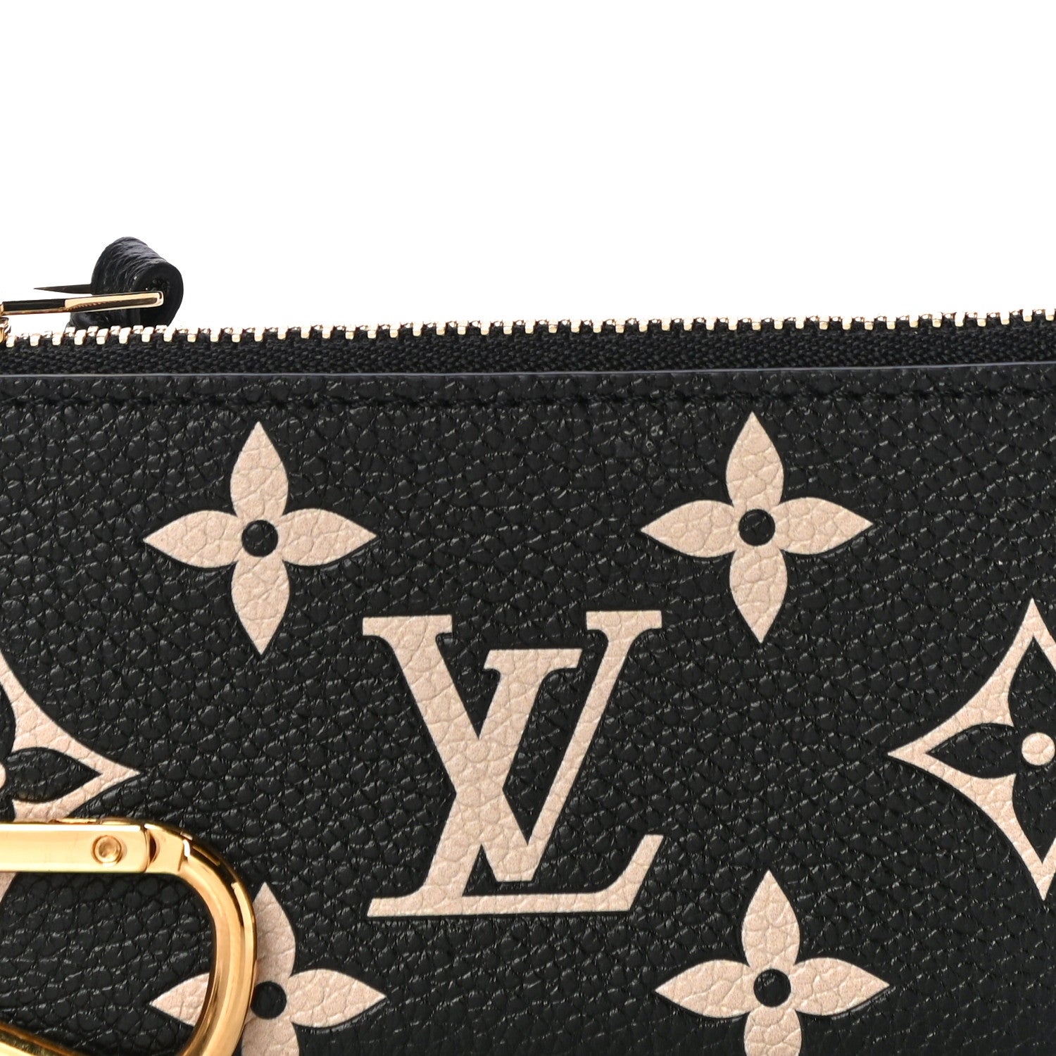 Louis Vuitton Empreinte Monogram Giant Key Pouch Black Beige 7 of 10