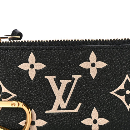 Louis Vuitton Empreinte Monogram Giant Key Pouch Black Beige 7 of 10