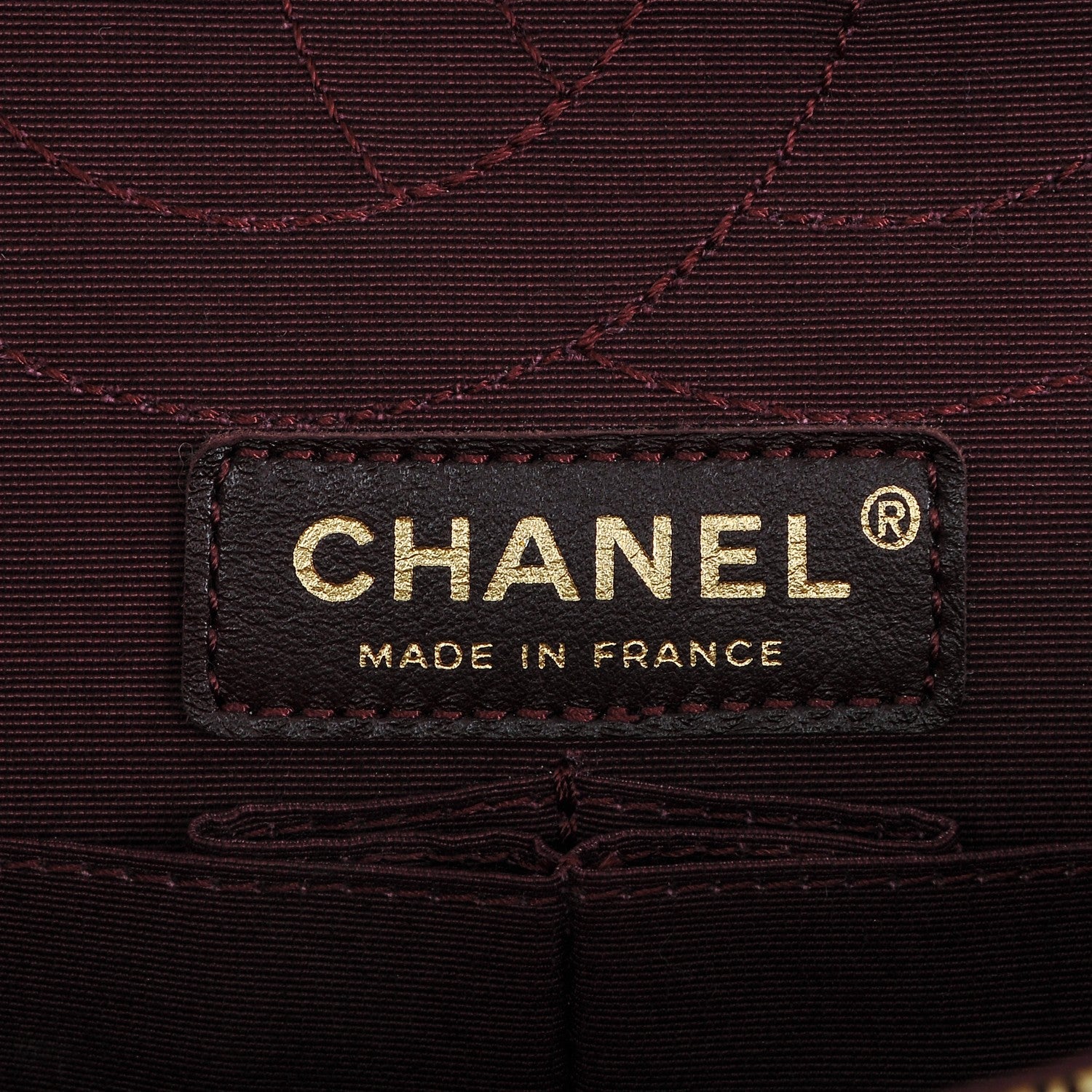 Chanel Buffalo Leather Hand Painted Lace 2.55 Reissue 226 Flap Gold 6 of 7