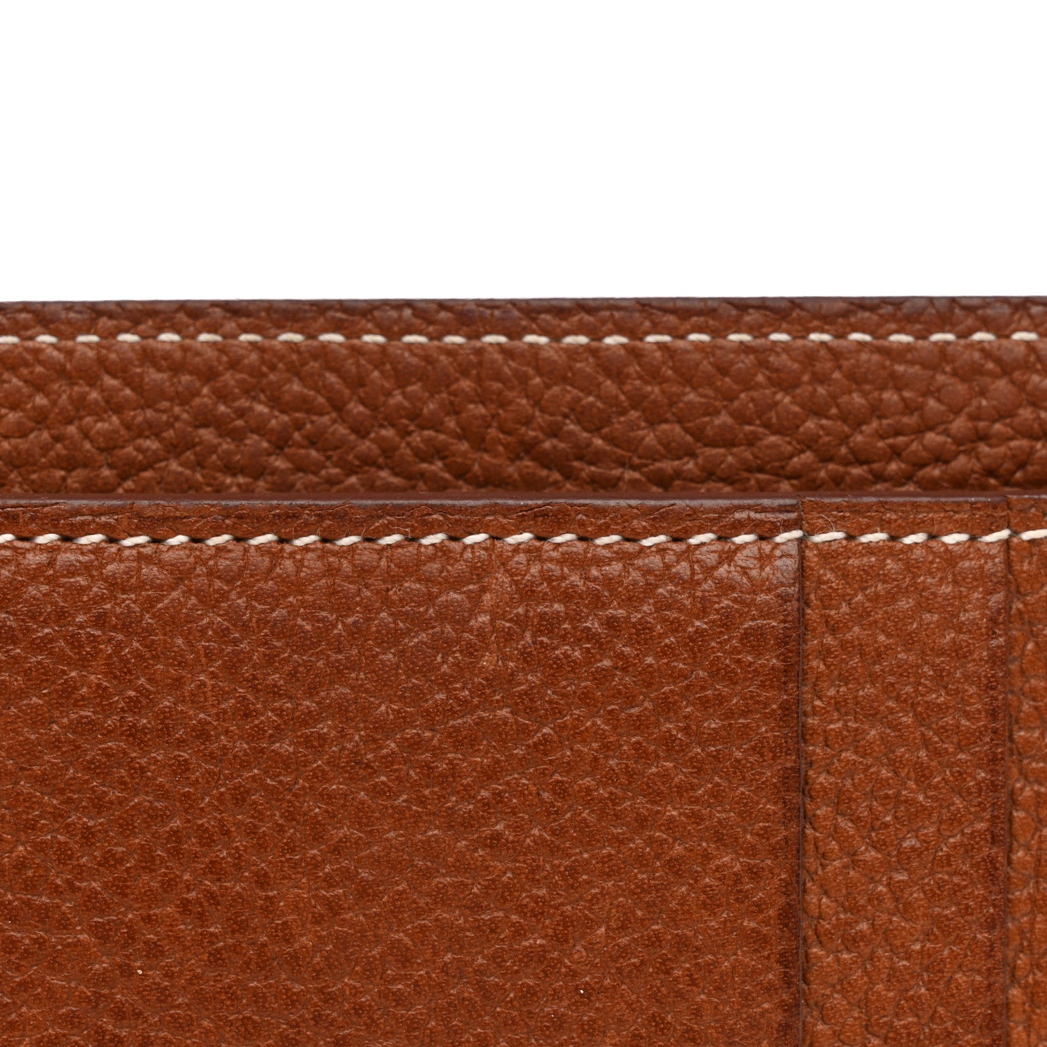 Hermes Barenia Faubourg City 3CC Card Holder Fauve 8 of 8