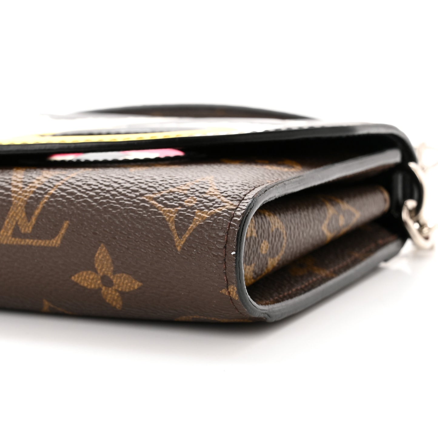 Monogram Kabuki Chain Wallet Black