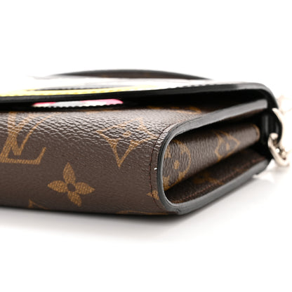 Louis Vuitton Monogram Kabuki Chain Wallet Black 9 of 13