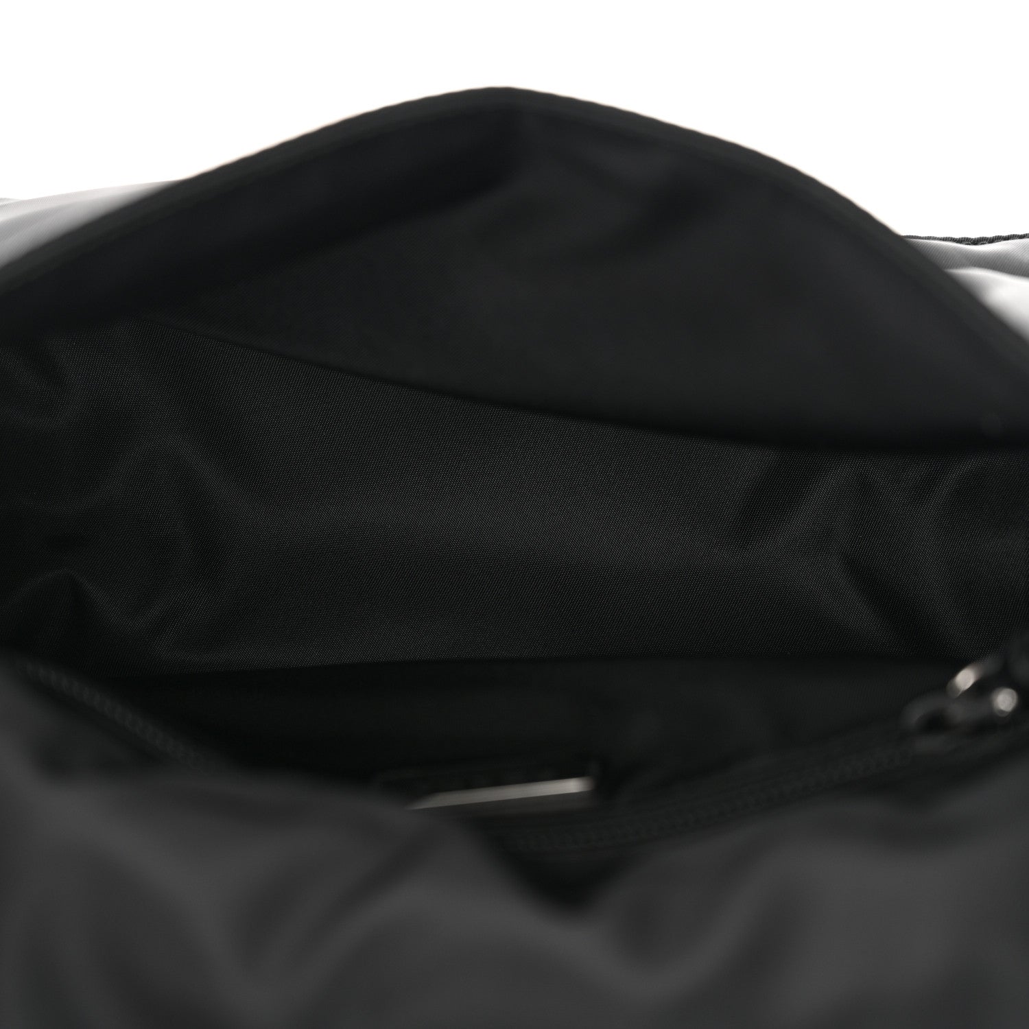 Prada Re-Nylon Vitello Padded Small Flap Shoulder Bag Black 5 of 10