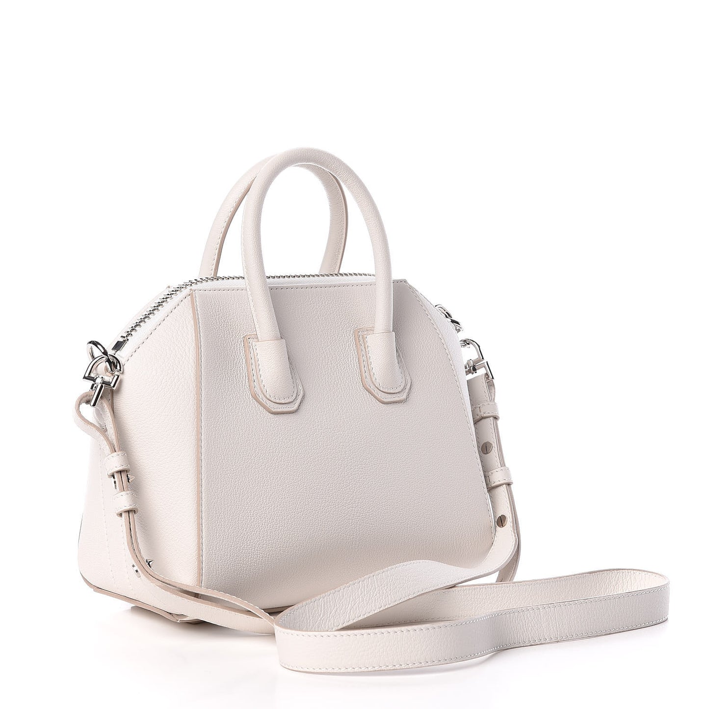 Sugar Goatskin Mini Antigona White