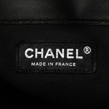 Chanel Calfskin Enchained New Medium Boy Flap Black 6 of 11