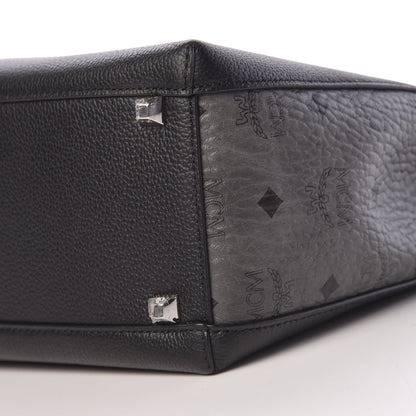 MCM Grained Calfskin Visetos Medium Sarah Hobo Black 9 of 9