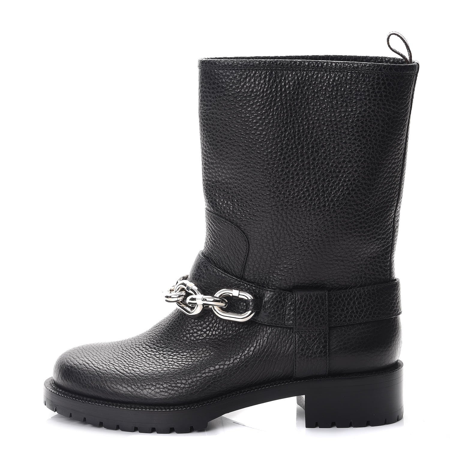 Louis Vuitton Calfskin Outlaw Flat Half Boots 39 Black 1 of 9