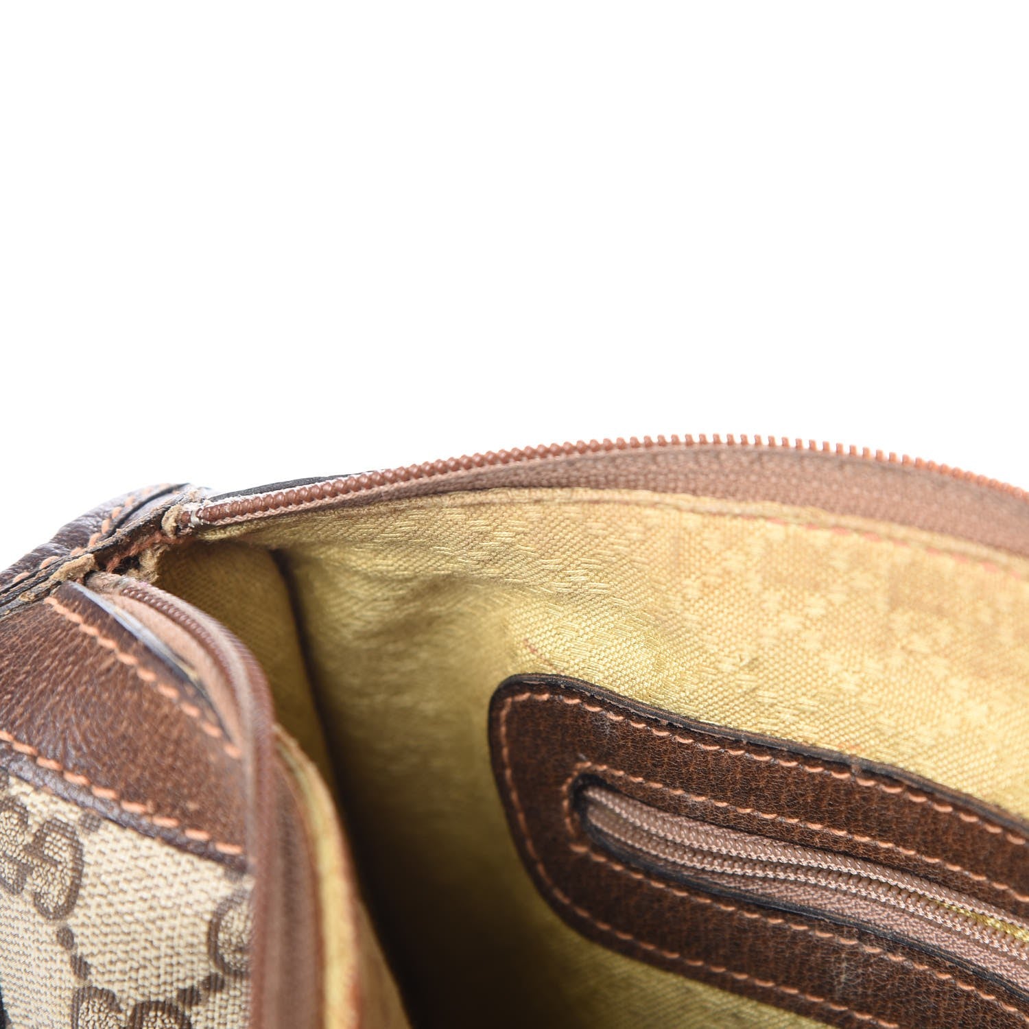 Gucci Monogram Web Shoulder Bag Dark Brown 11 of 29