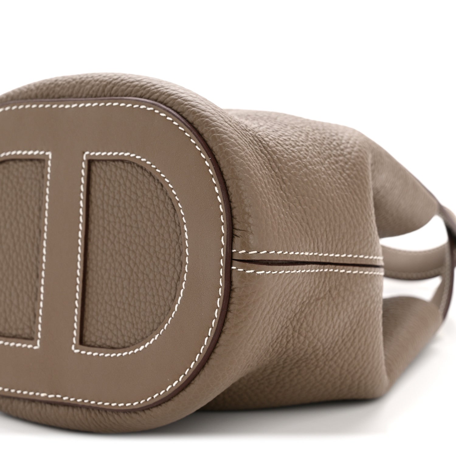 Hermes Taurillon Clemence Swift In-The-Loop 18 Bag Etoupe 10 of 10