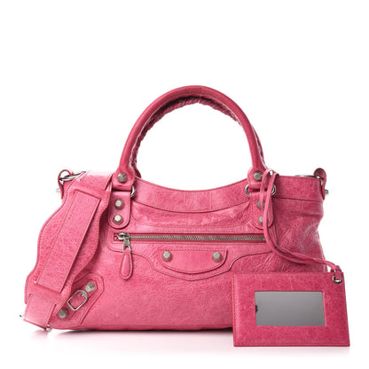 Balenciaga Agneau Giant 12 Silver Hardware First S City Sorbet 1 of 10