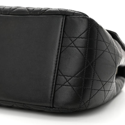 Christian Dior CHRISTIAN DIOR Lambskin Cannage Small Miss Dior Flap Black 9 of 10