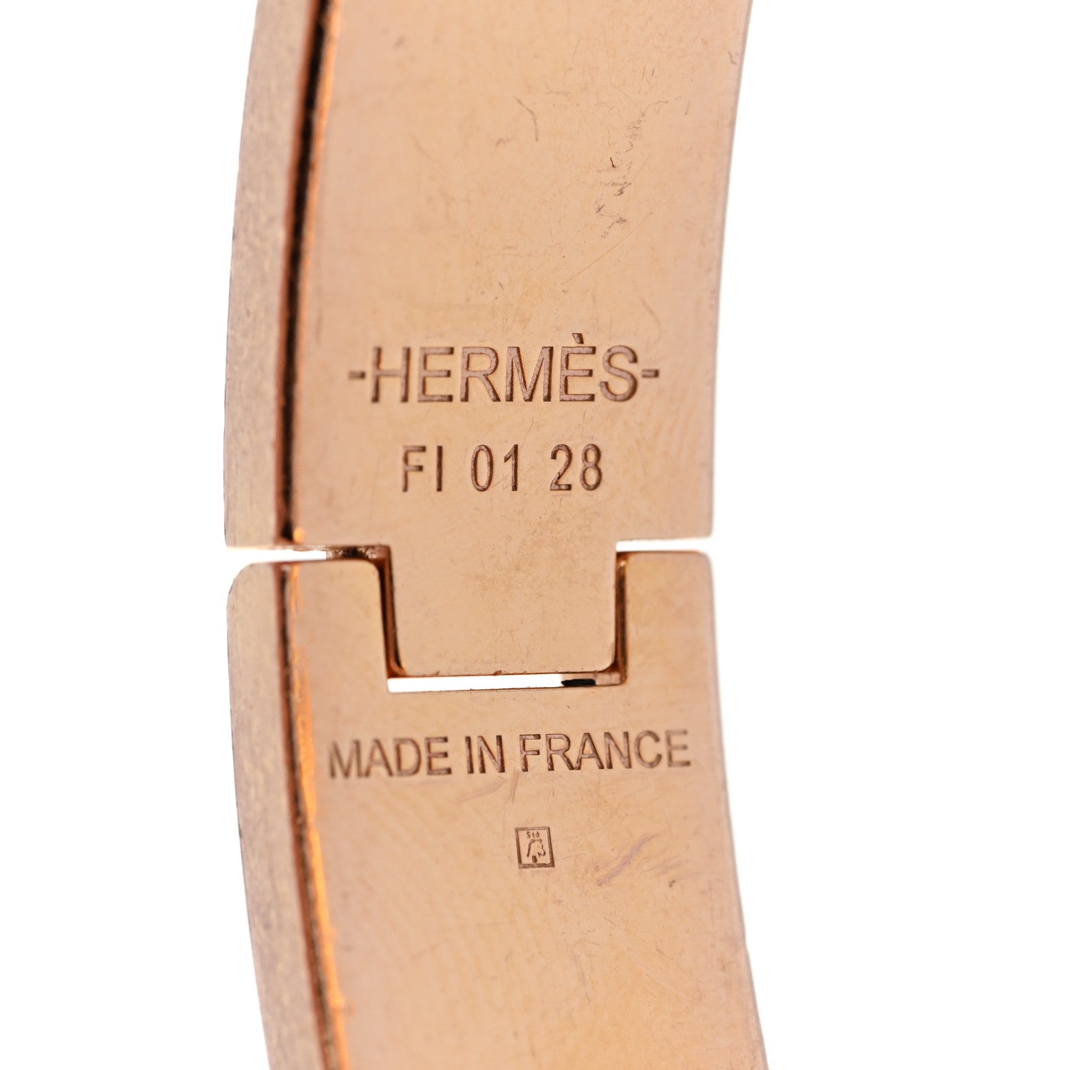 Hermes Narrow Enamel Clic Clac H Bracelet PM Malachite 4 of 5