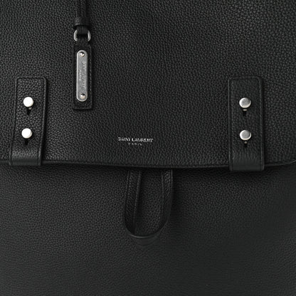 Saint Laurent Grained Calfskin Sac De Jour Backpack Black 8 of 10