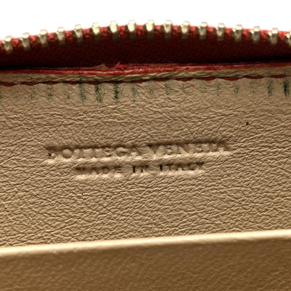 Bottega Veneta Nappa Intrecciato Zip Around Coin Purse Brique 6 of 7