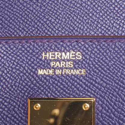 Hermes Epsom Birkin 40 Iris 8 of 9