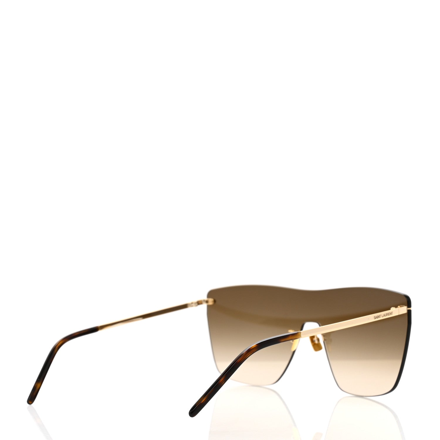 Saint Laurent Metal SL 463 Mask Sunglasses Black 4 of 7