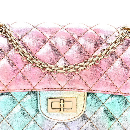 Chanel Metallic Goatskin Quilted Mini 2.55 Reissue Flap Multicolor 8 of 10
