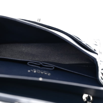 Chanel Patent Quilted Medium Double Flap Navy 5 of 10