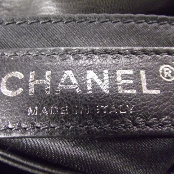 Chanel Lambskin Quilted 3 Flap Black 10 of 11