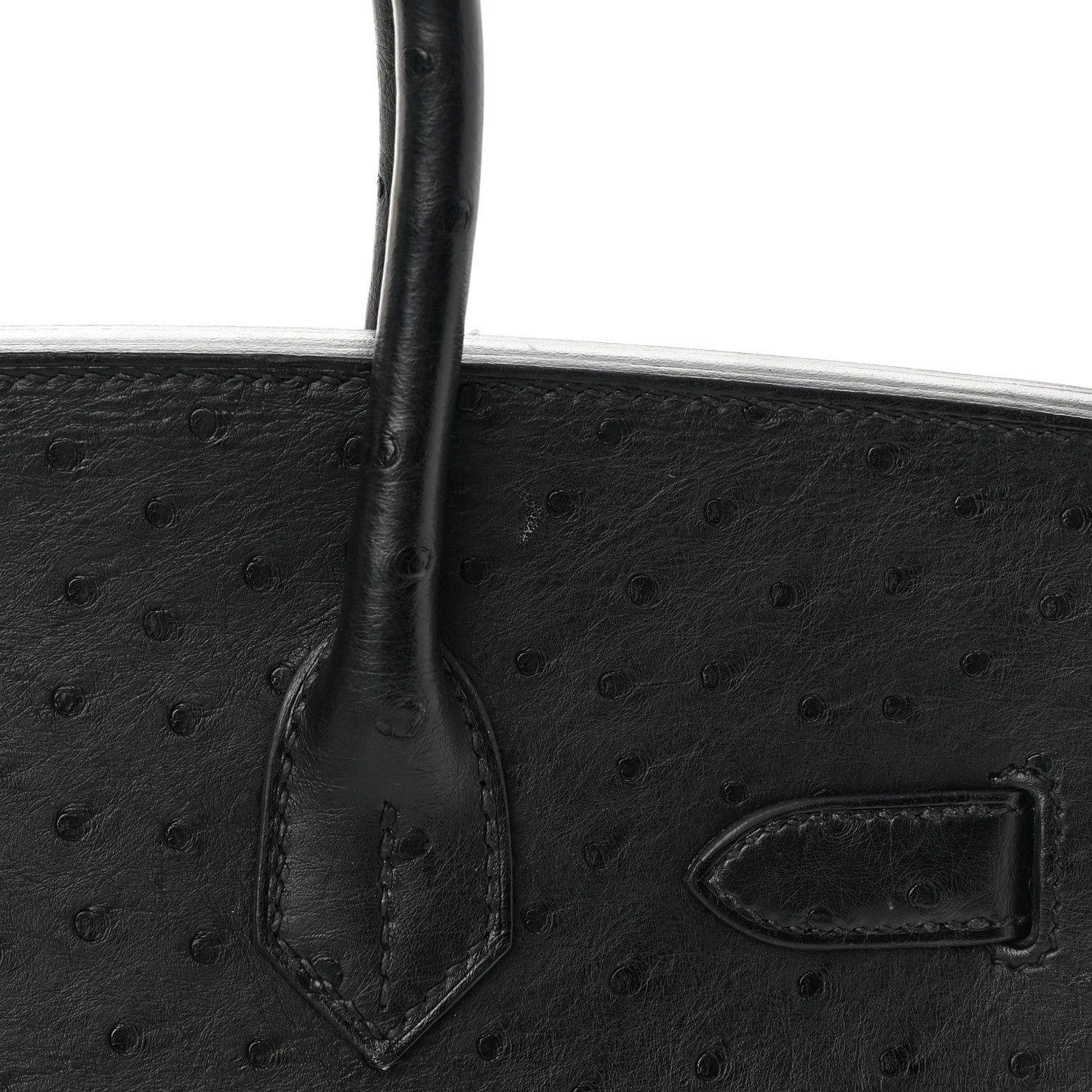 Hermes Ostrich Birkin 30 Black 15 of 16