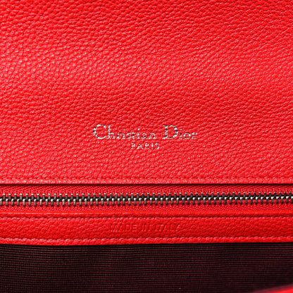 Christian Dior Grained Calfskin Small Diorama Flap Bag Red 6 of 9
