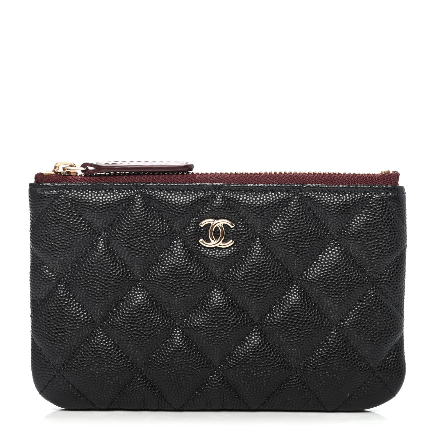 Chanel Caviar Quilted Small Cosmetic Case Black 1 of 4