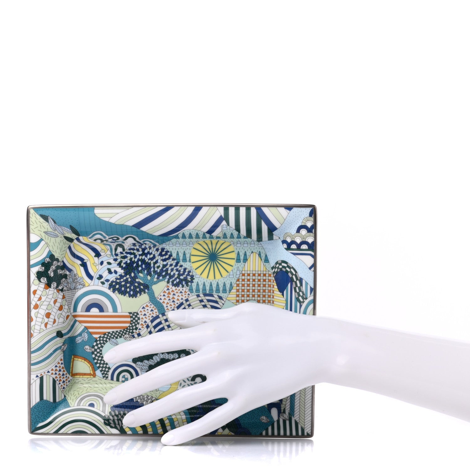 Hermes Porcelain Semmering Change Tray 2 of 5