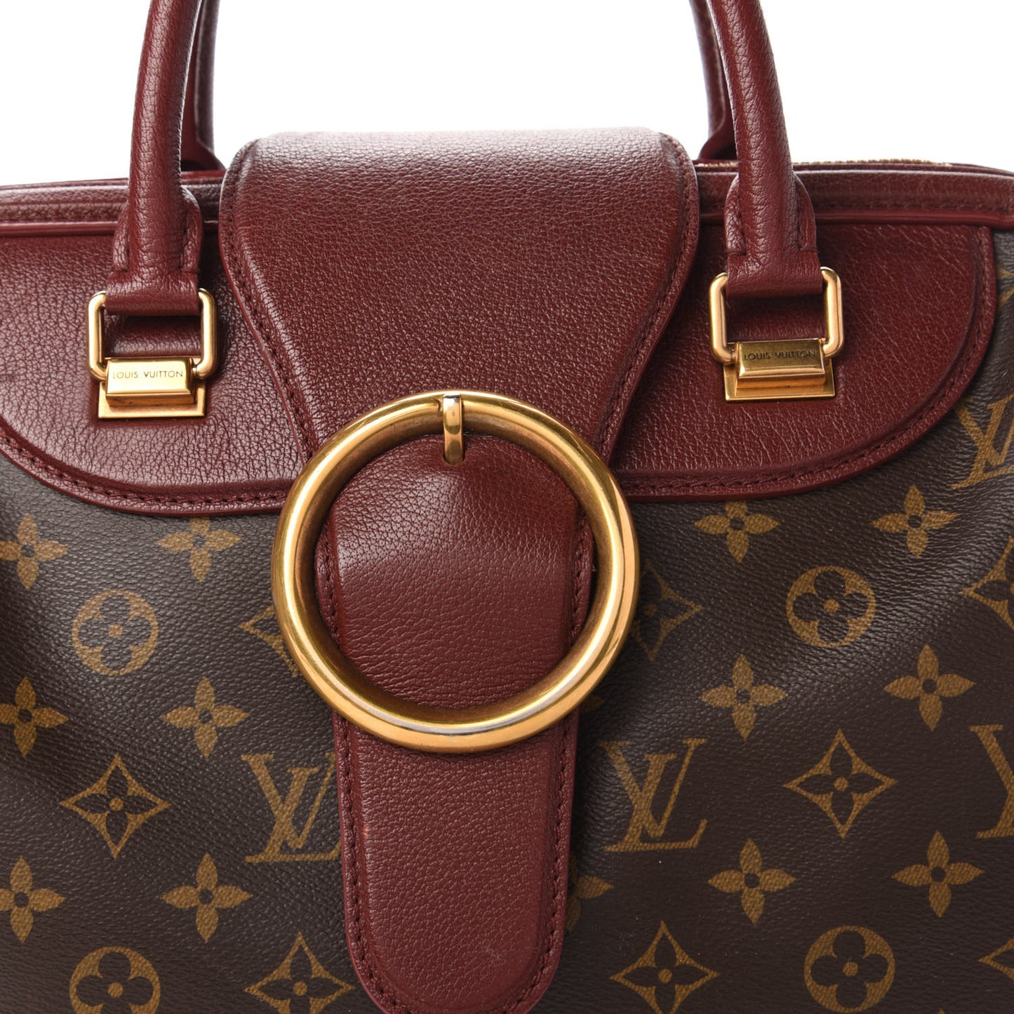 Monogram Golden Arrow Speedy Burgundy