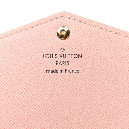 Louis Vuitton Monogram Sarah Wallet NM Rose Ballerine 6 of 7