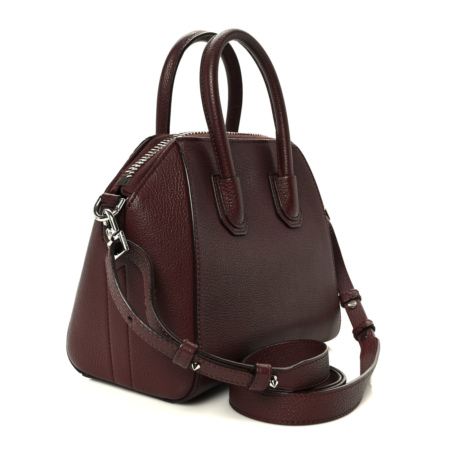 Givenchy Sugar Goatskin Mini Antigona Oxblood 3 of 10