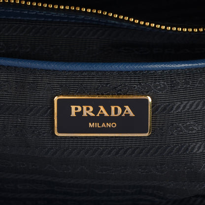 Prada Saffiano Medium Galleria Double Zip Tote Bleuette 11 of 26