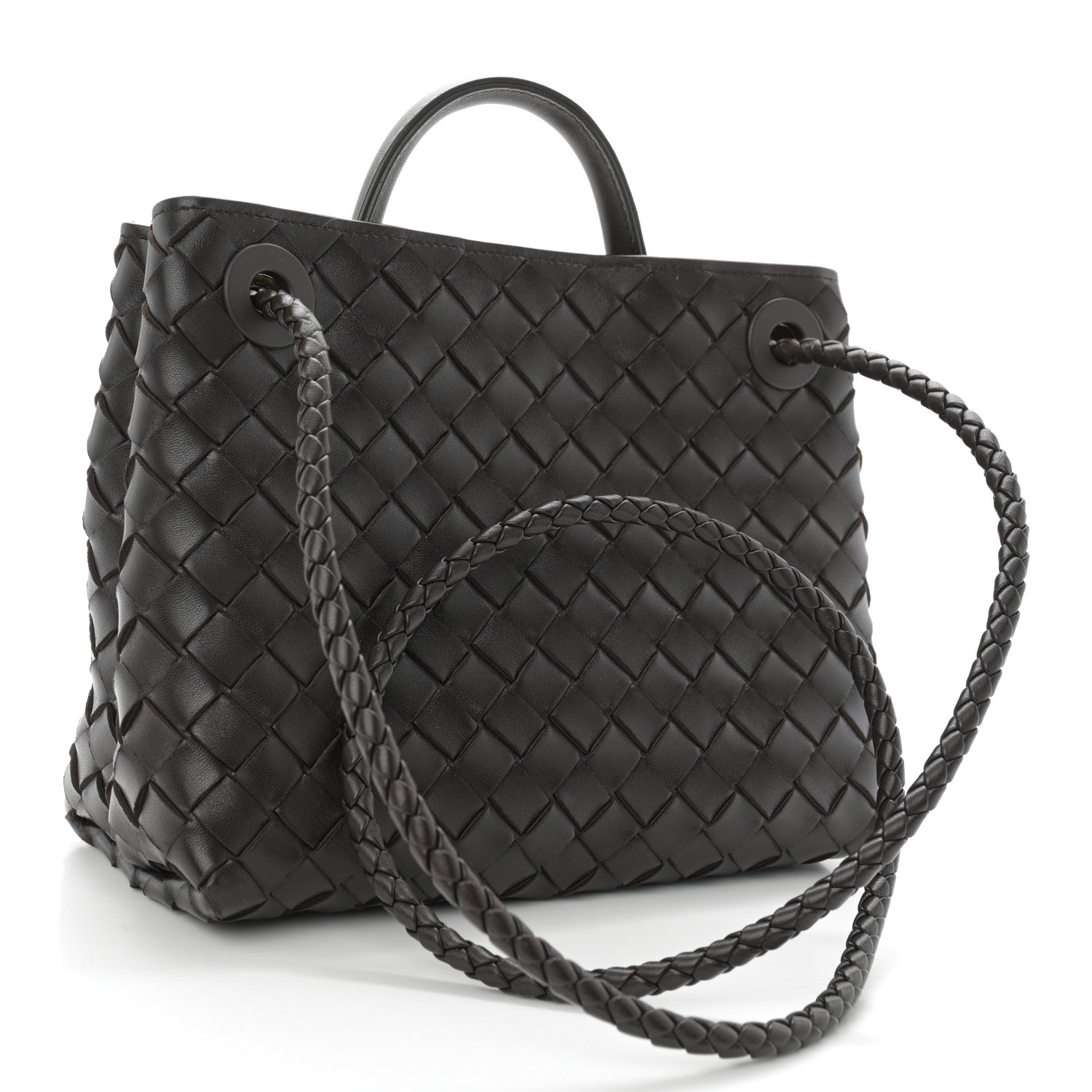 Bottega Veneta Nappa Intrecciato Small Andiamo Shoulder Bag Fondant 3 of 10