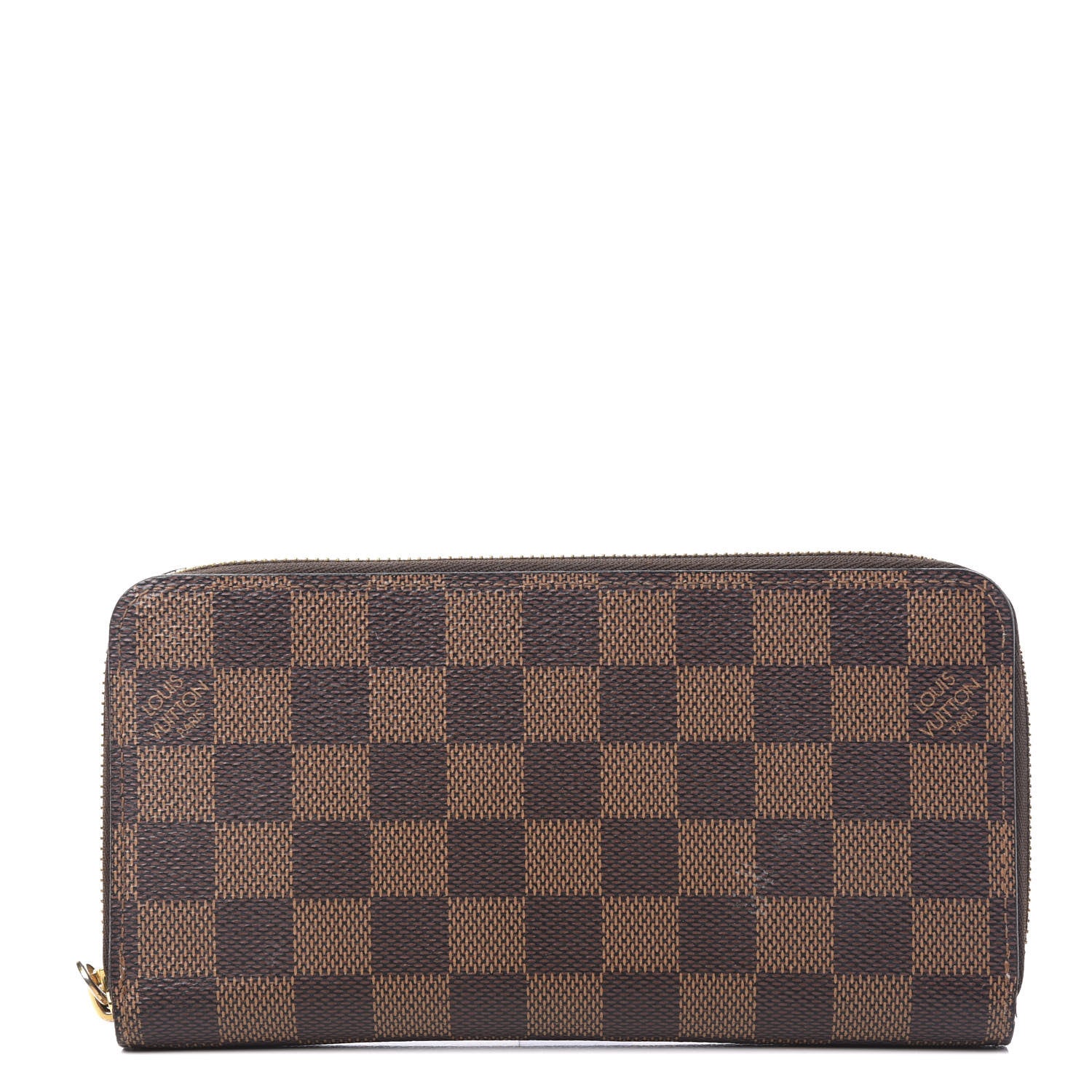 Louis Vuitton Damier Ebene Zippy Wallet Rose Ballerine 1 of 7