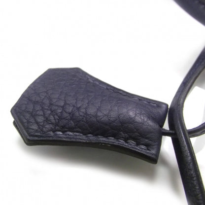 Hermes Taurillon Clemence Birkin 30 Navy 11 of 12