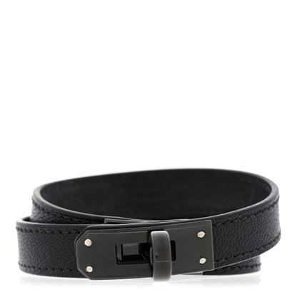 Hermes Chamkila Kelly Double Tour Bracelet T4 So Black 1 of 8