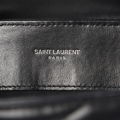 Saint Laurent Calfskin Y Quilted Monogram Medium Loulou Chain Satchel Black 5 of 12