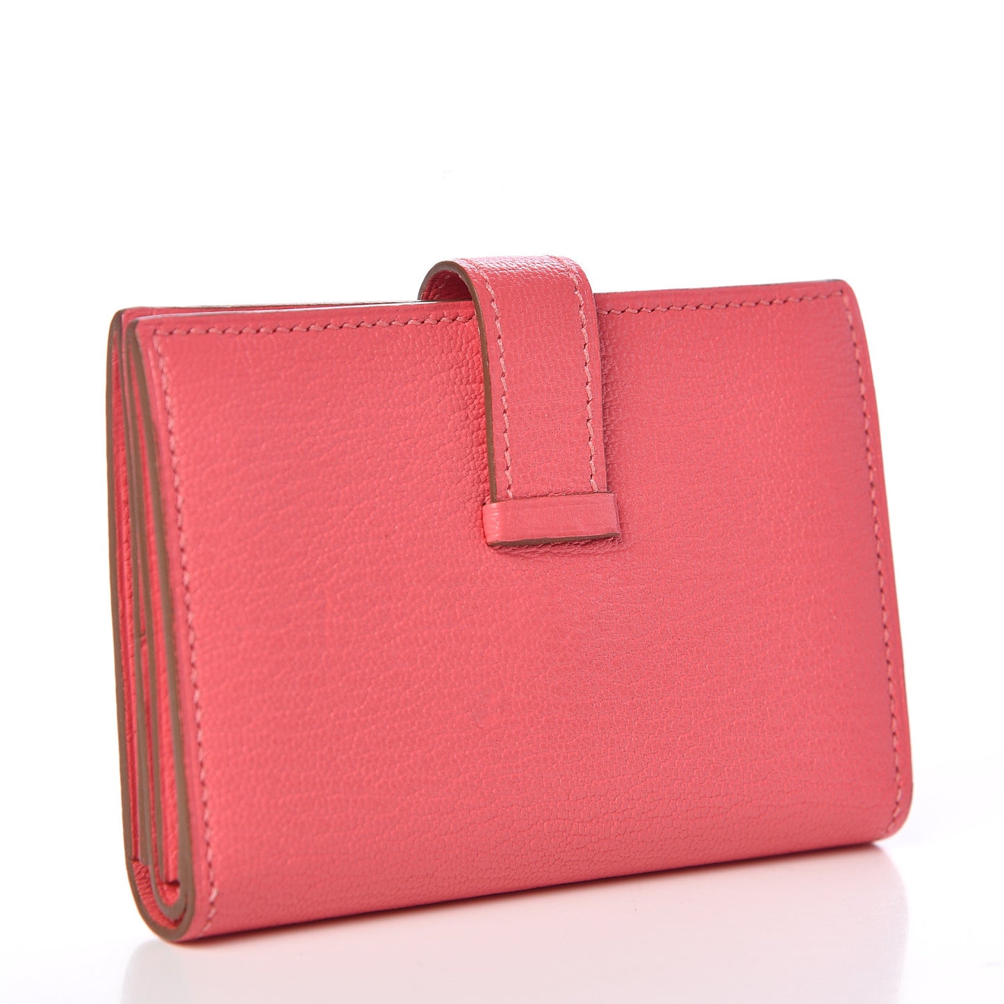 Chevre Mysore Mini Bearn Wallet Rose Lipstick